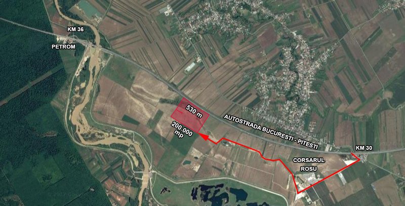 Bolintin Vale, Autostrada Bucuresti-Pitesti,