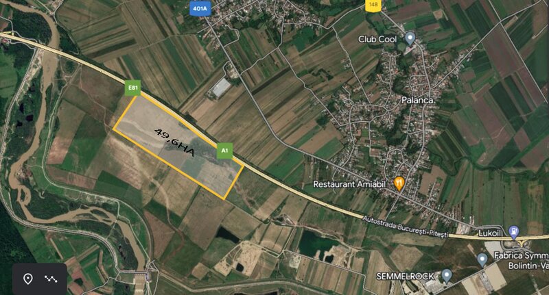 Bolintin Vale, Autostrada Bucuresti-Pitesti,